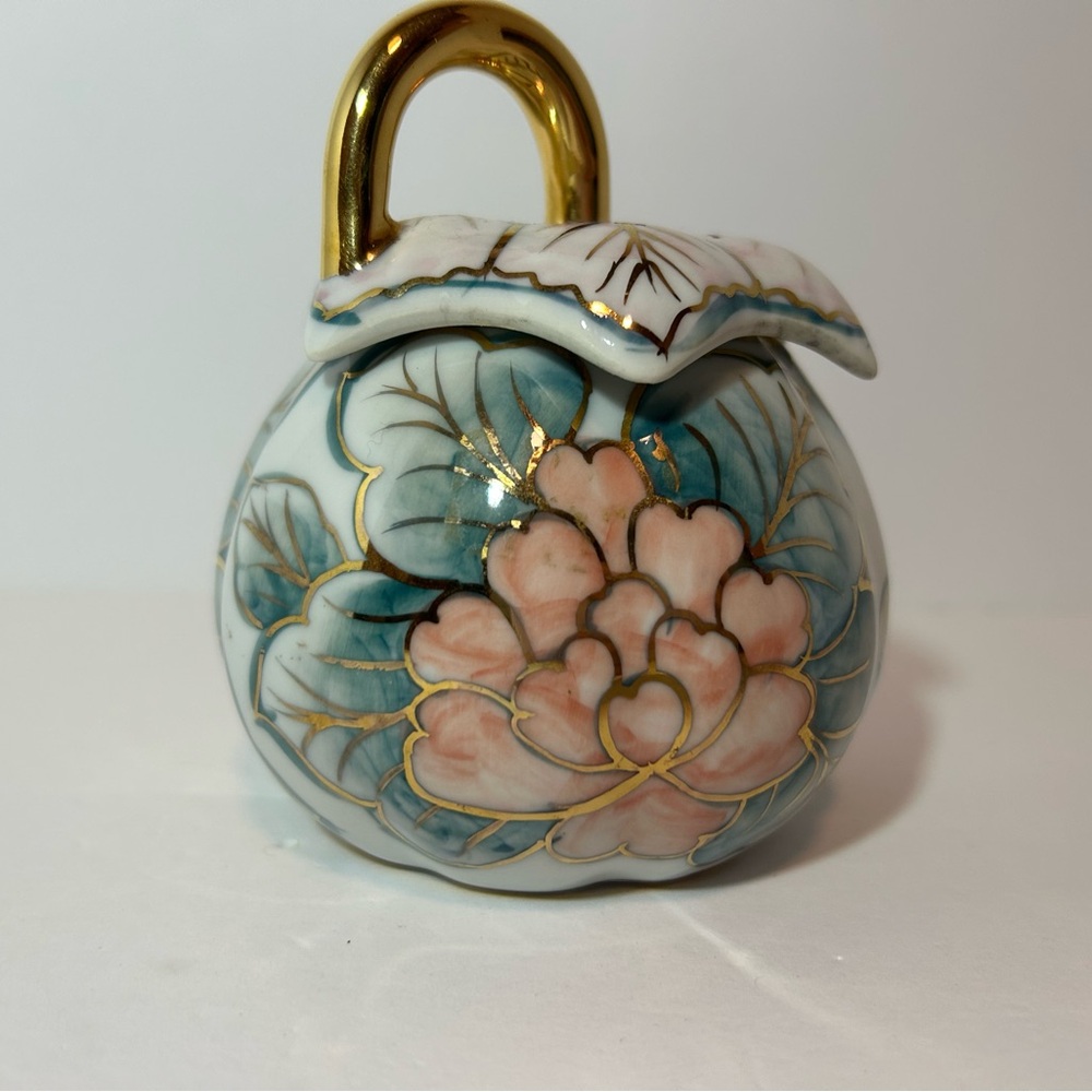 Ceramic Pumpkin Container - Picture 3 of 7